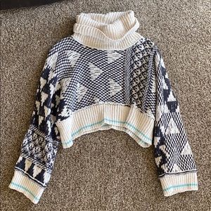 Free People Cropped Sweater